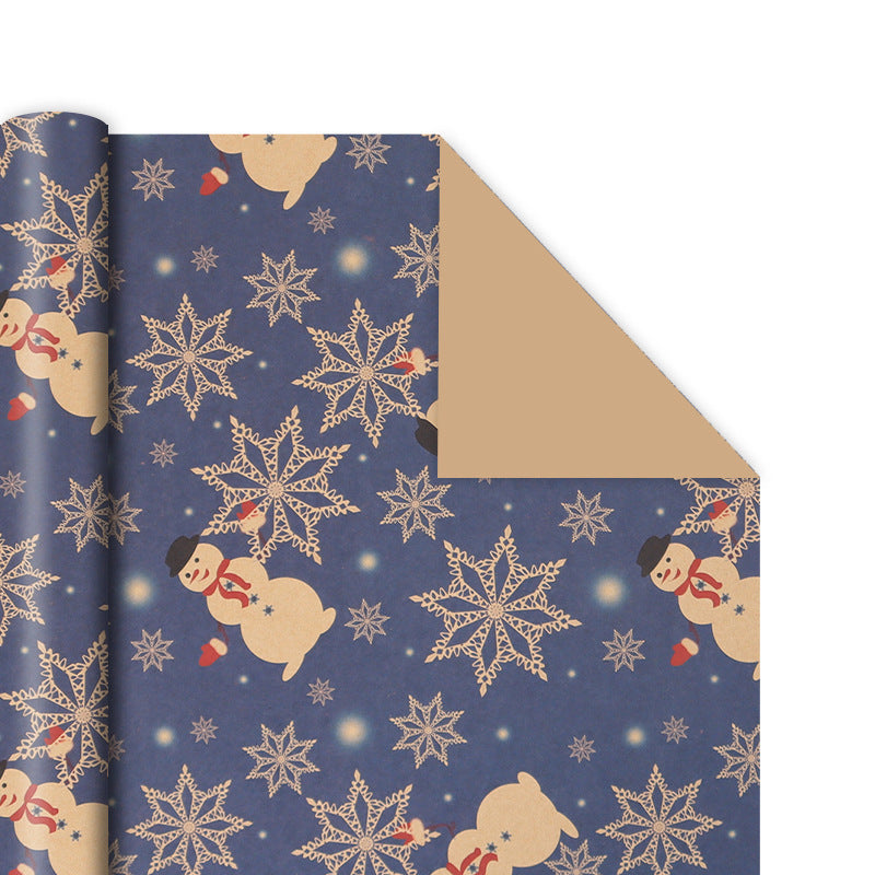 Classic Christmas Gift Wrapping Paper Thickened