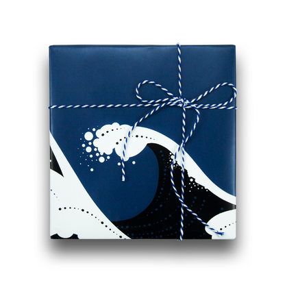 Lola Collection Blue Ondas Gift Wrapping Paper