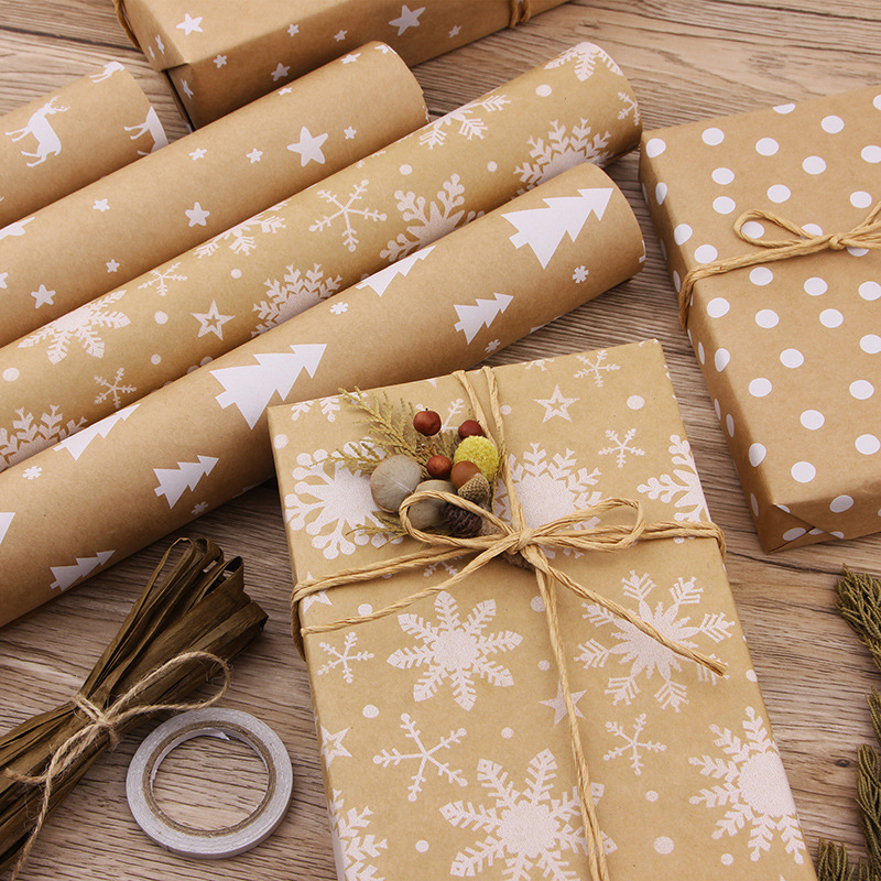 Christmas Snowflake Gift Wrapping Paper