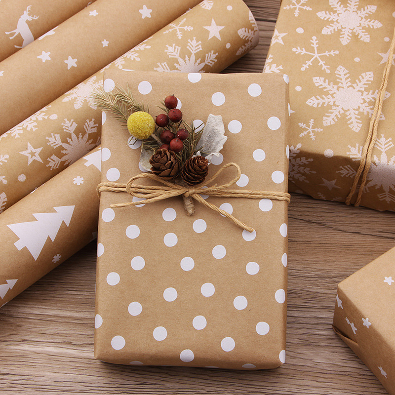 Christmas Snowflake Gift Wrapping Paper