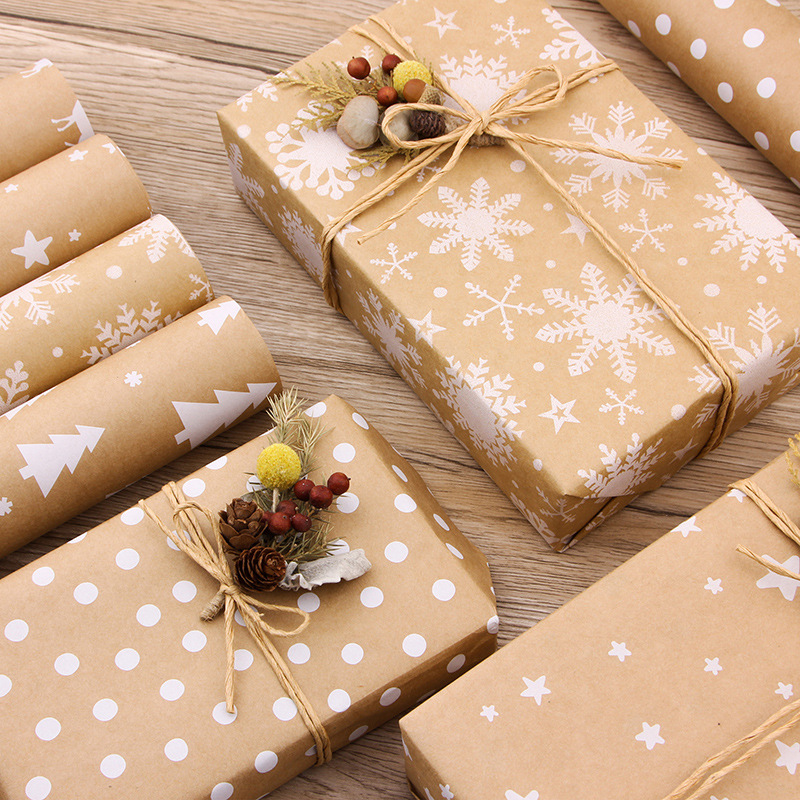 Christmas Snowflake Gift Wrapping Paper