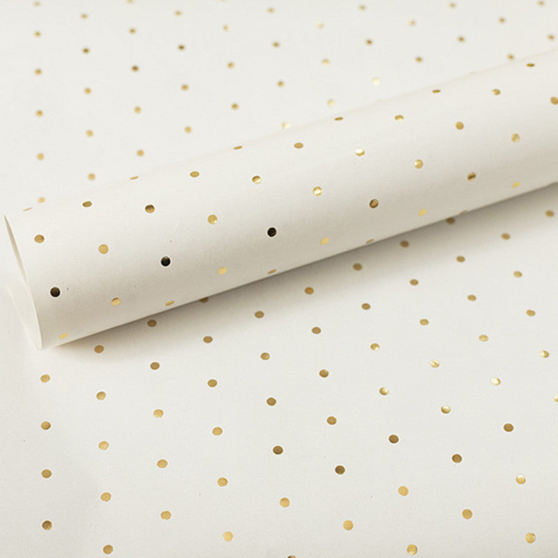 Gilding Polka Dot Gift Wrap Paper Christmas Gift Packaging