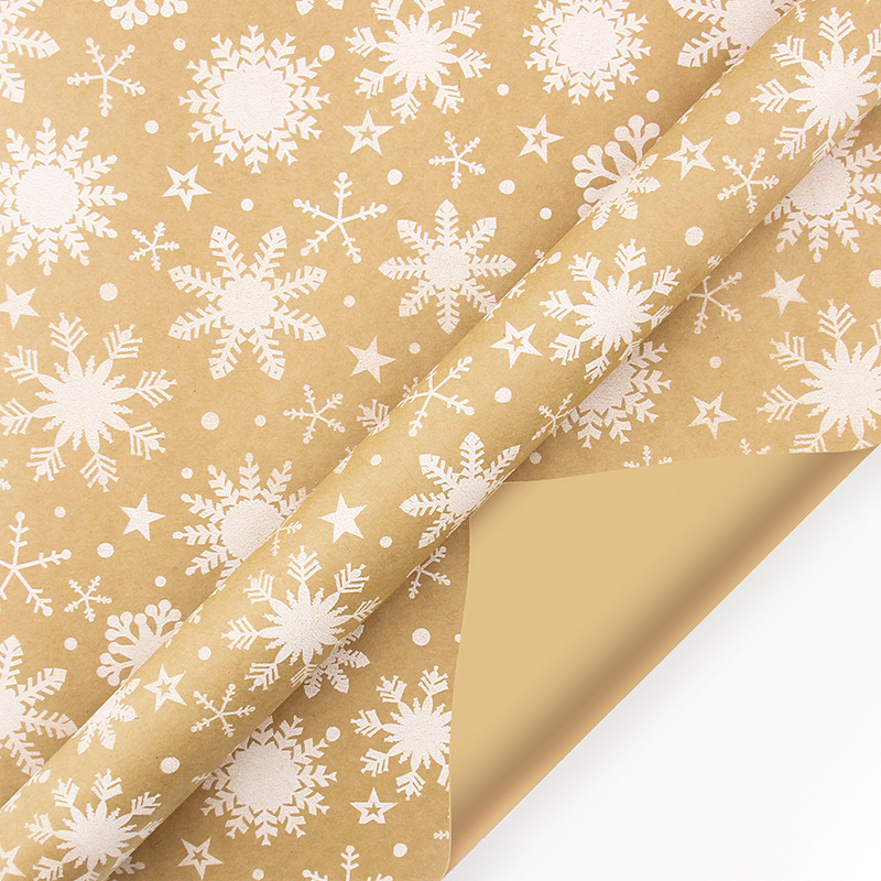 Christmas Snowflake Gift Wrapping Paper