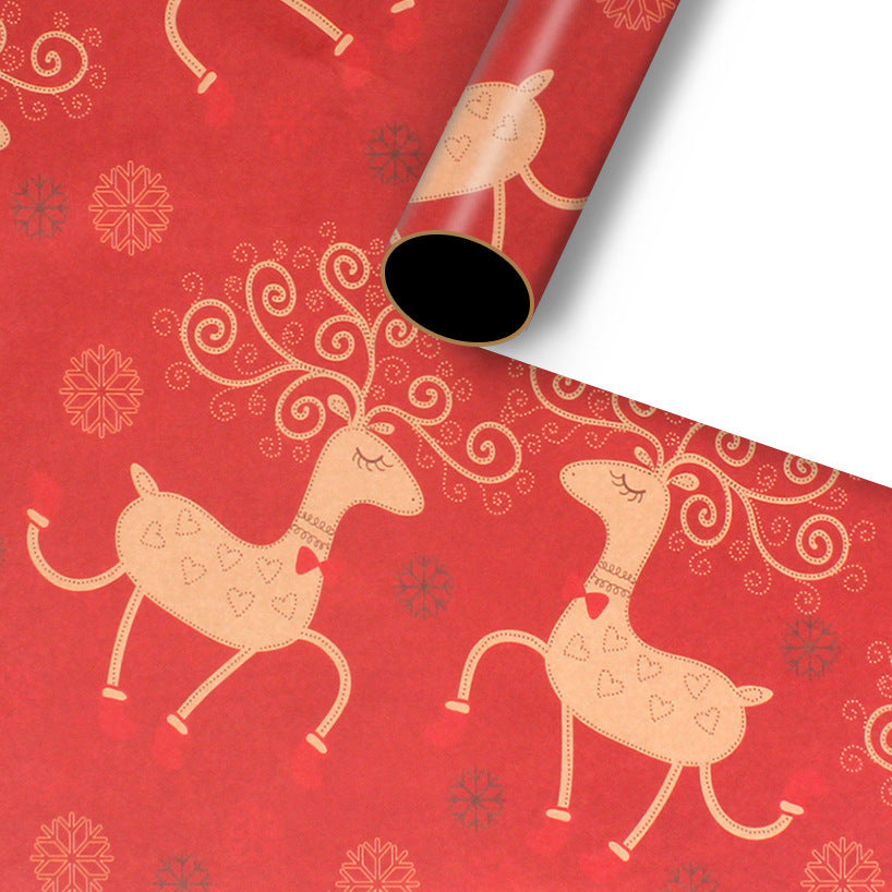 Classic Christmas Gift Wrapping Paper Thickened