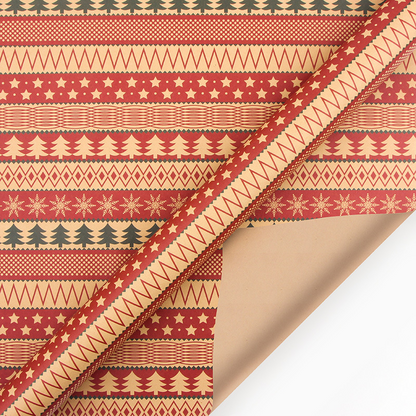 Christmas Tree Gift Wrapping Paper