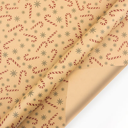 Vintage Christmas Kraft Wrapping Paper Christmas Gift Wrapping Paper